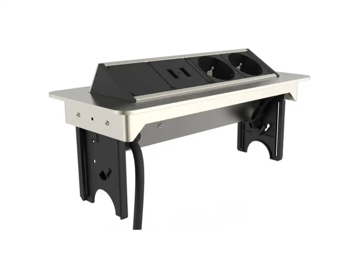 Bild 1 von Schütte Einbausteckdose für Arbeitsplatten, versenkbar