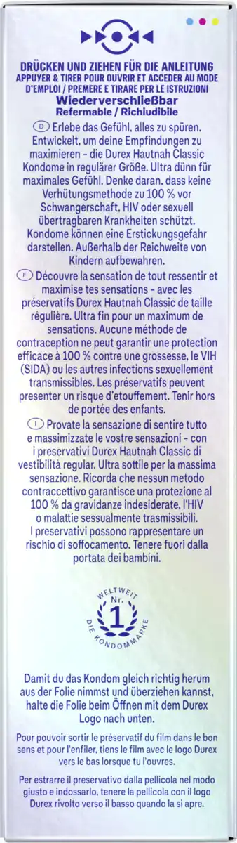 Bild 2 von Durex Hautnah Classic Kondome