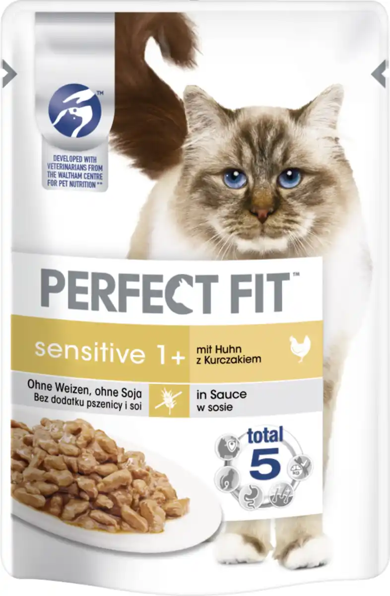 Bild 1 von Perfect Fit Katzen Nassfutter Sensitive mit Huhn, 85 g