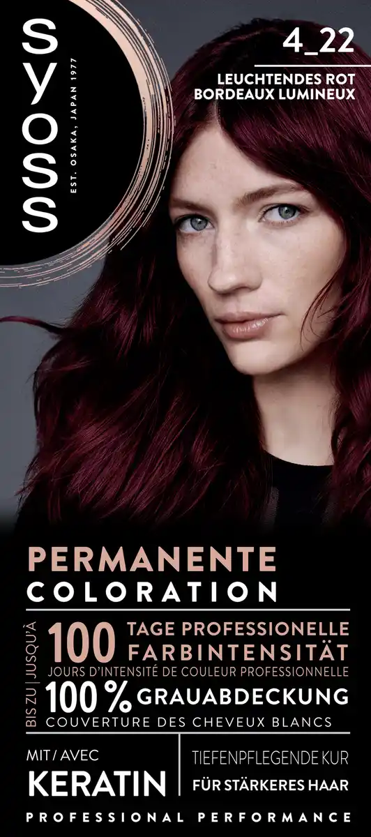 Bild 1 von Syoss Coloration 4_22 Leuchtendes Rot