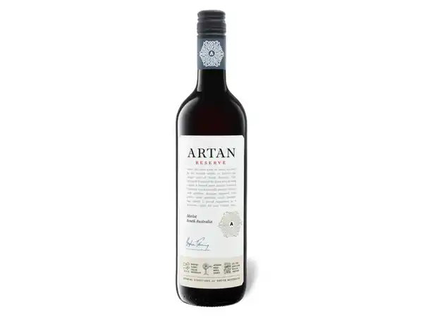 Bild 1 von Artan Reserve Merlot South Australia trocken, Rotwein 2022