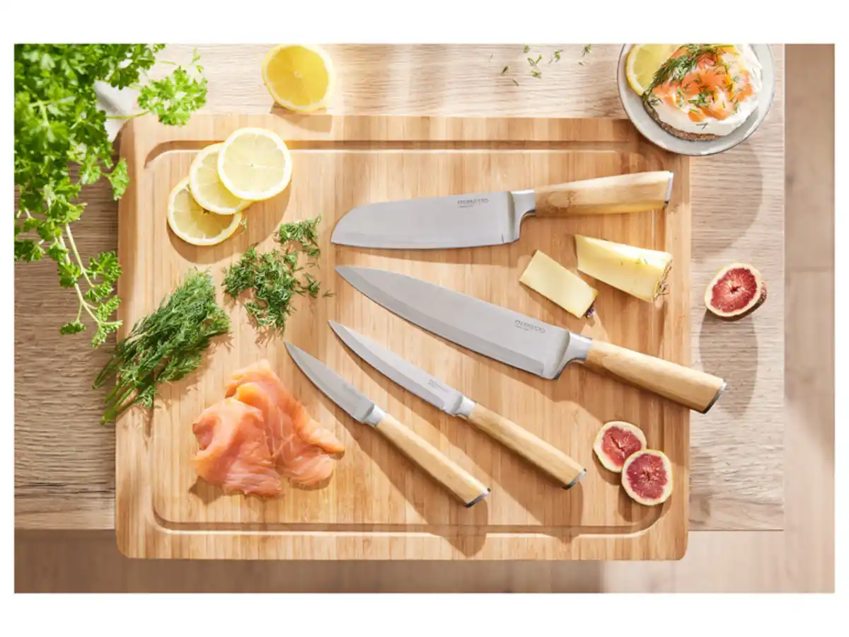 Bild 2 von ERNESTO® Messer, Bambus- / Edelstahlgriff