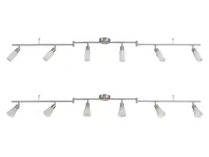 LIVARNO home LED-Deckenleuchte, schwenkbare Arme, 6 LEDs