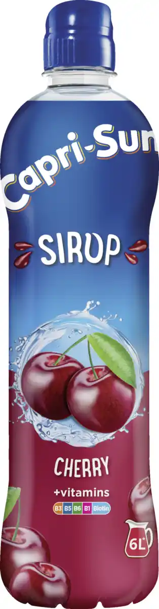 Bild 1 von Capri-Sun Sirup + Vitamine Kirsche, 600 ml