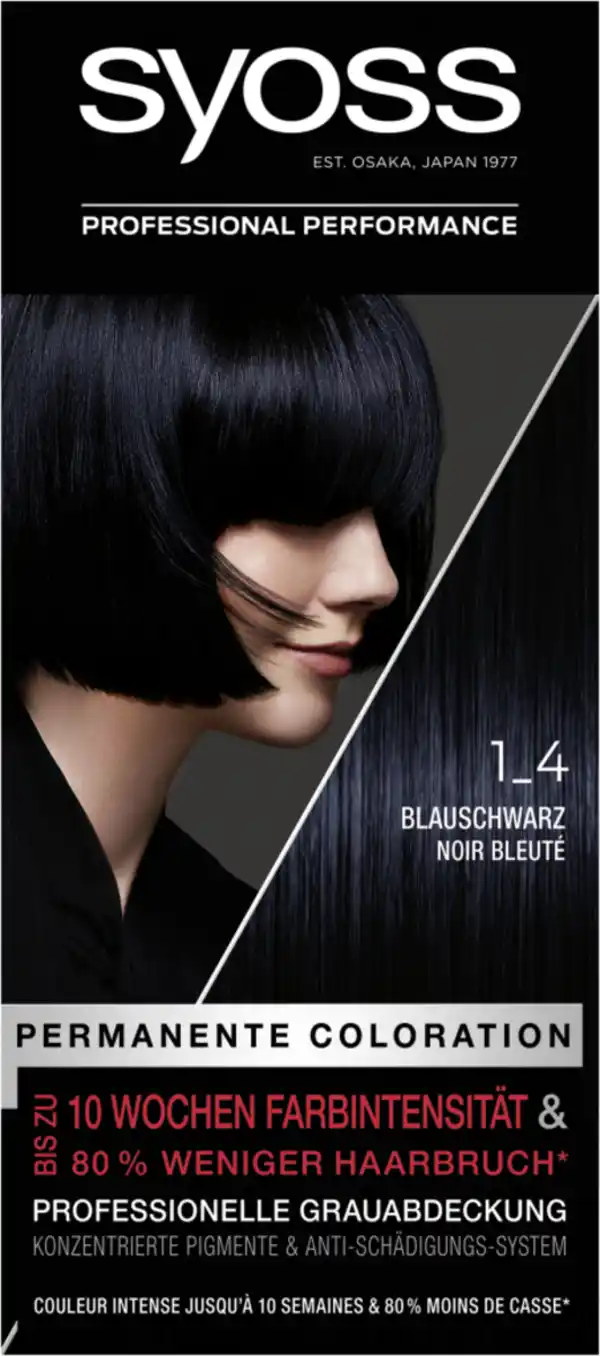 Bild 1 von Syoss Professional Performance Permanente Coloration 1_4 Blauschwarz