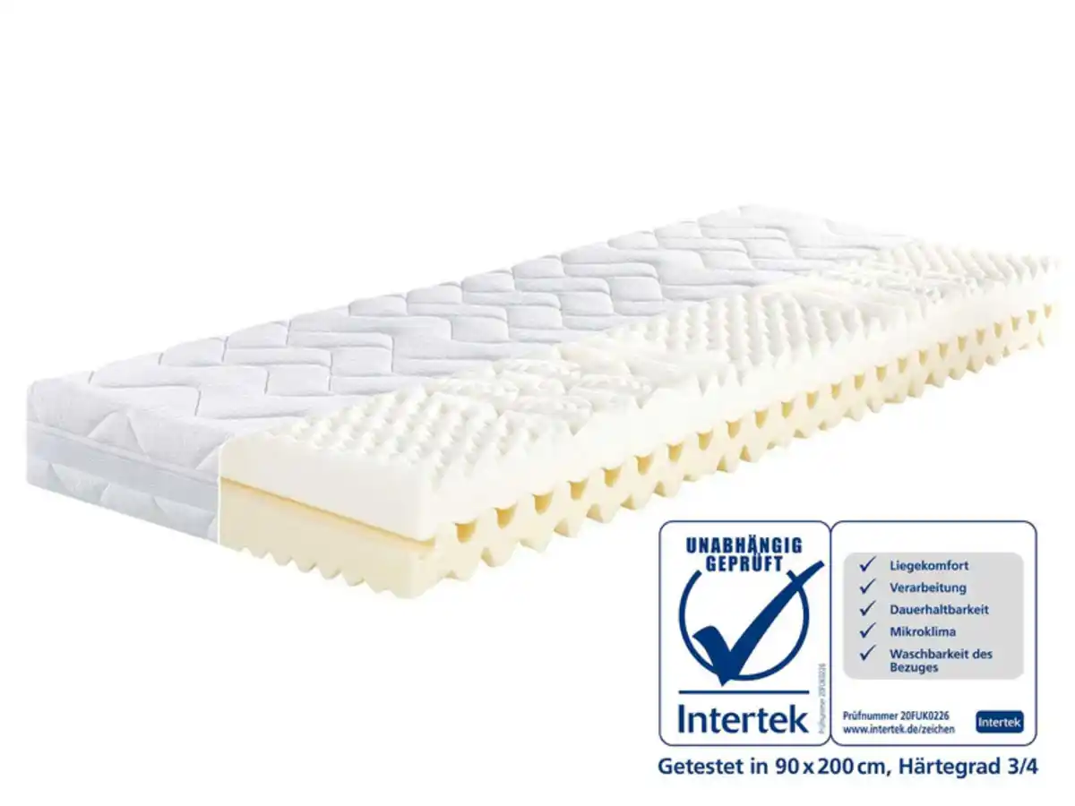 Bild 1 von f.a.n. 7-Zonen-Komfortschaummatratze »Duo Fit«, mit Wendefunktion, Hygienekomfort