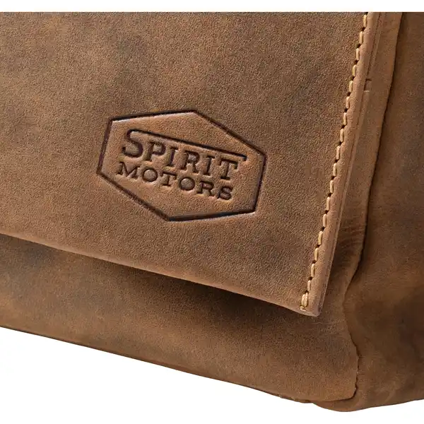 Bild 4 von Spirit Motors Vintage Leder Umhängetasche Big 8 Liter braun