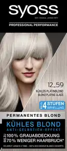 Syoss Professional Performance Cool Blonds 12_59 Kühles Platinblond