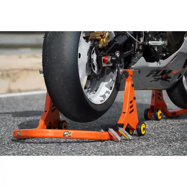 Bild 2 von Hi-Q Tools Montageständer IV hinten orange mit Winkel+Racingaufnahmen