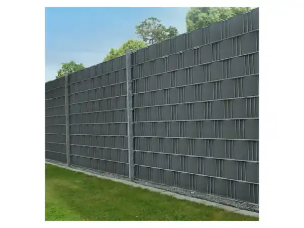 Bild 3 von Juskys Sichtschutzstreifen für Einzelstab- oder Doppelstabmattenzäune