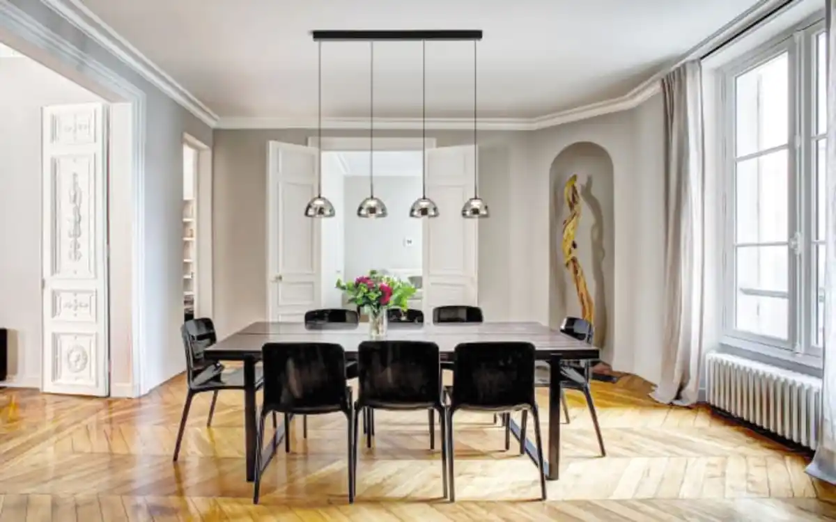 Bild 3 von LED-Pendelleuchte Lucille, grau, 4-flammig, inkl. CCT Funktion