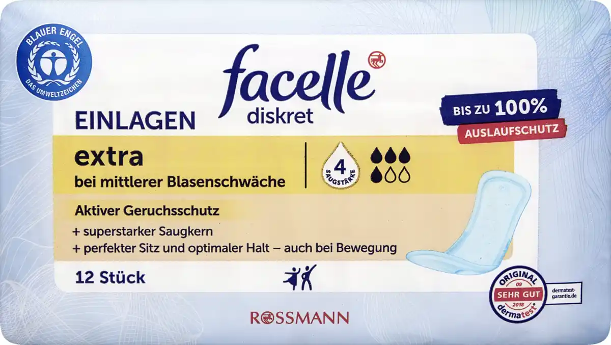 Bild 1 von facelle diskret Hygiene-Einlagen Extra