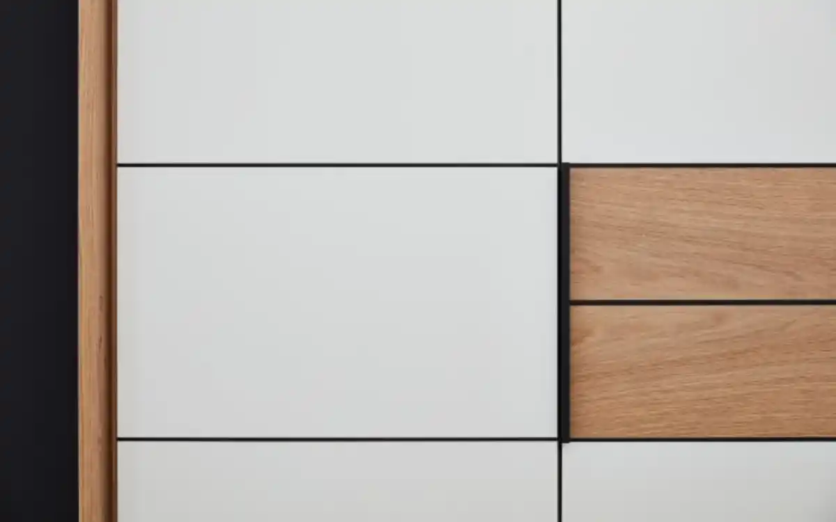 Bild 2 von Schlafzimmer Madiva, Balkeneiche furniert, 180 x 200 cm, Schrank 299 x 207 cm