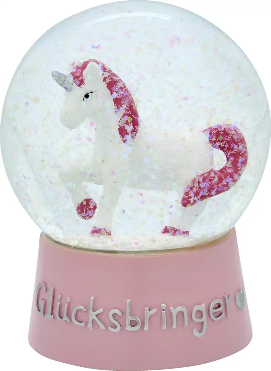 Bild 1 von IDEENWELT Glitzerkugel Einhorn