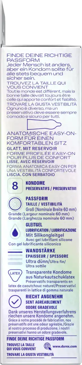 Bild 3 von Durex Hautnah XXL Kondome