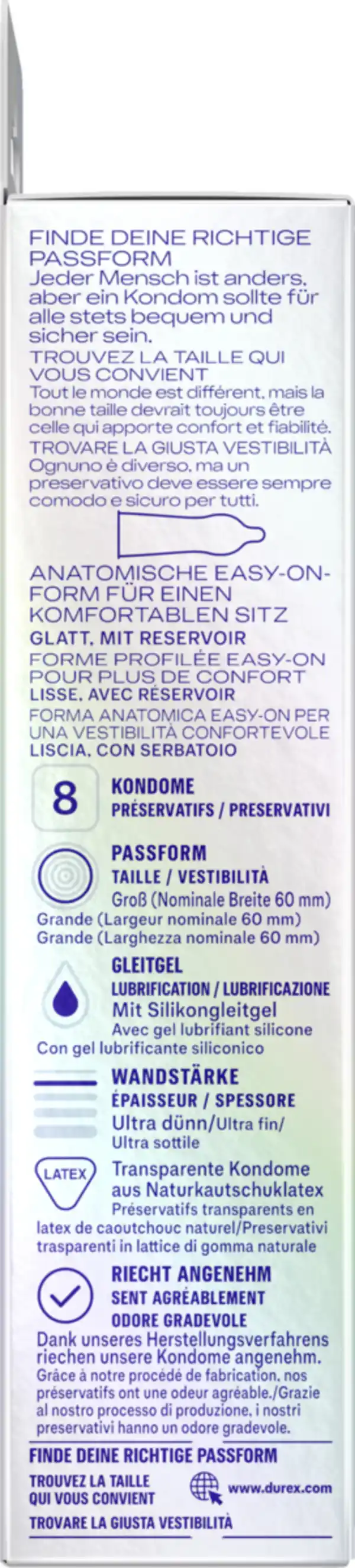 Bild 3 von Durex Hautnah XXL Kondome