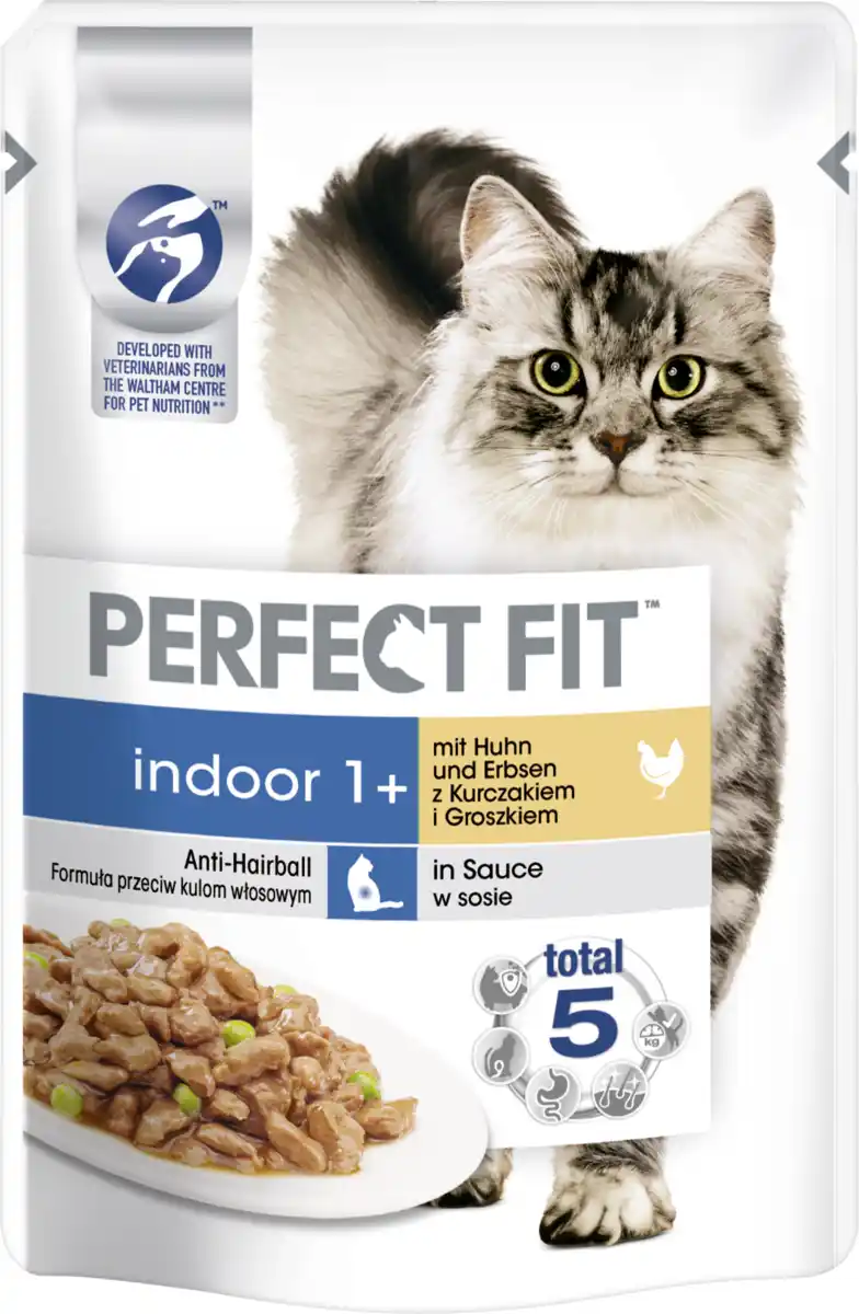 Bild 1 von Perfect Fit Katze Indoor 1+ mit Huhn, 85 g