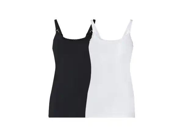 Bild 2 von esmara® Damen Still-Tops, 2 Stück, mit hohem Baumwollanteil