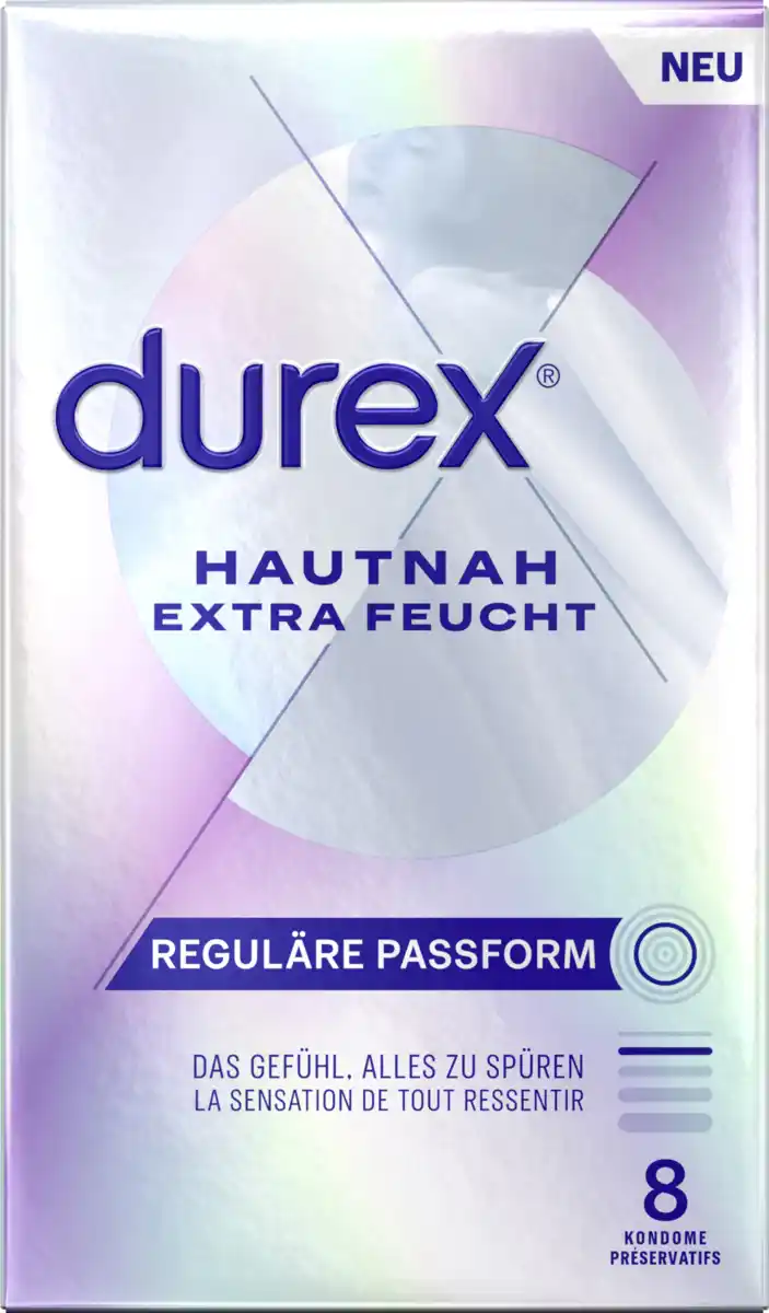 Bild 1 von Durex Hautnah Extra Feucht Kondome