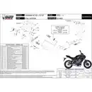 Bild 3 von MIVV GP Pro Auspuff 2-1 Y.065.K2P Carbon für Yamaha MT-07 2021-