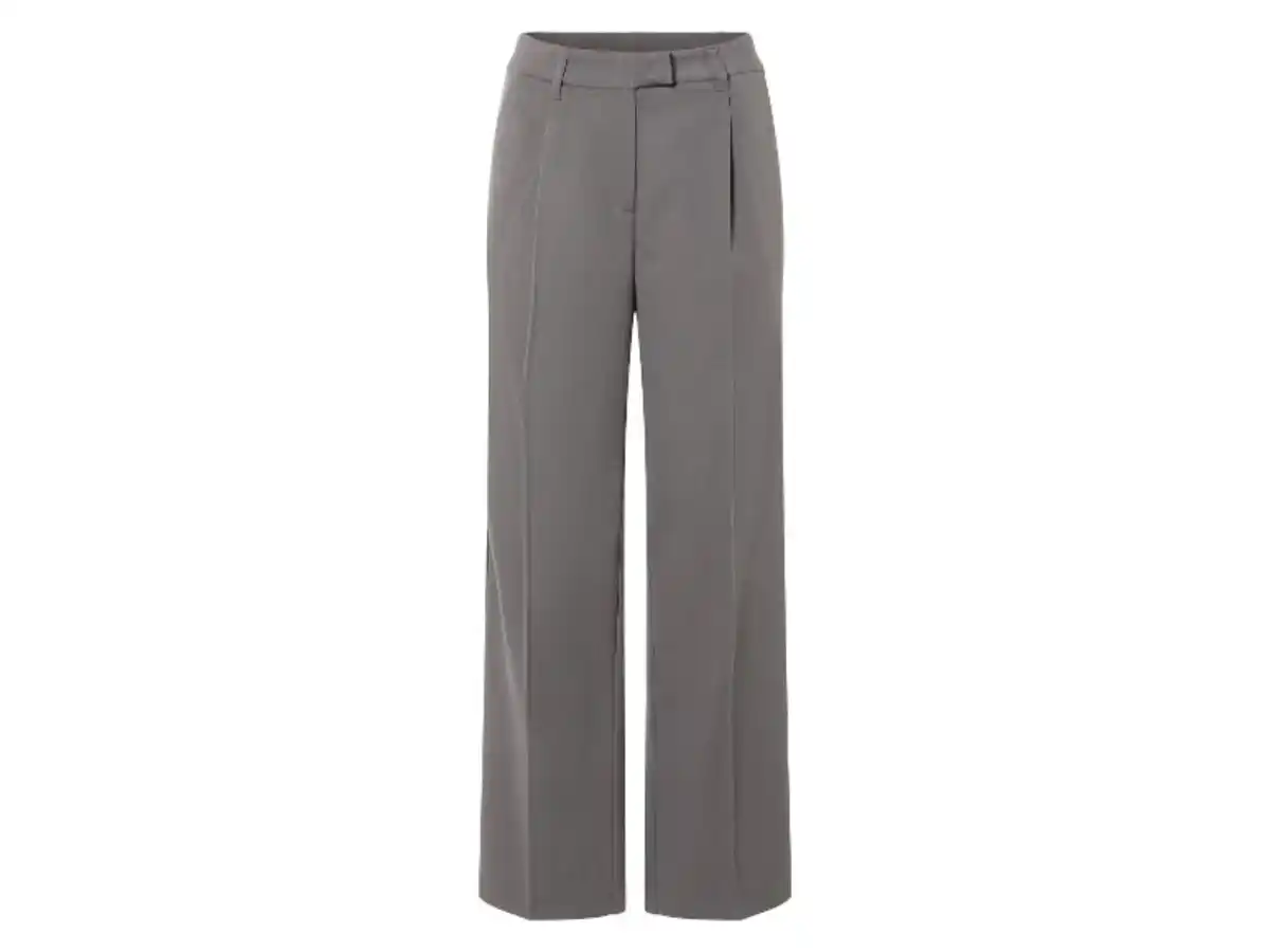 Bild 2 von esmara® Damen Wide-Leg-Bundfaltenhose, hohe Leibhöhe