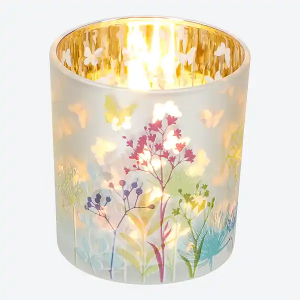 Bild 3 von Teelichthalter mit Schmetterlingsmotiv, verschiedene Größen