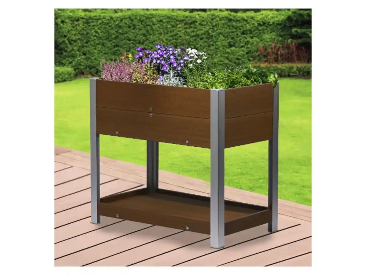 Bild 2 von dobar WPC Hochbeet »Square«, 91 x 50 x 81 cm, braun