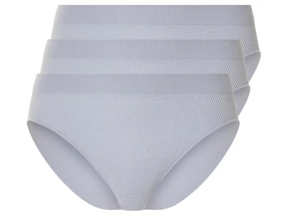 Bild 2 von esmara® Damen Slips, 3 Stück, in modischer Ripp-Qualität