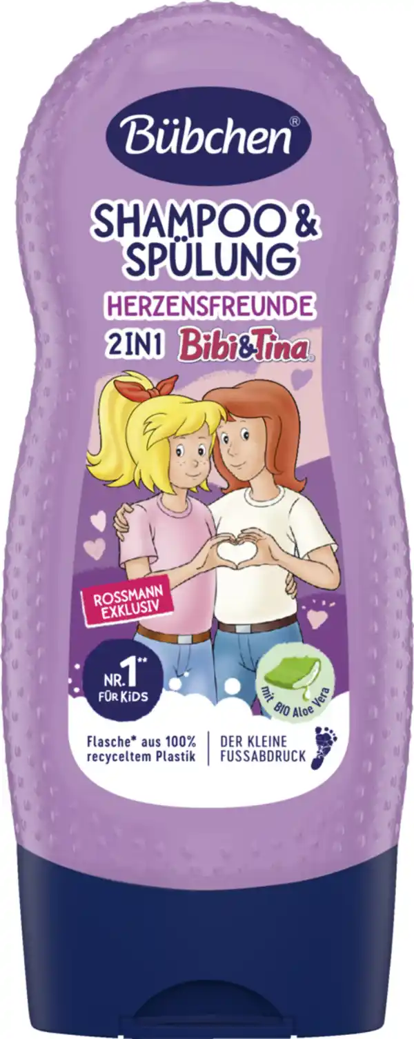 Bild 1 von Bübchen Bibi & Tina Shampoo & Spülung Herzensfreunde, 230 ml