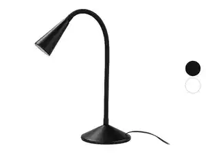 LIVARNO home LED-Tischleuchte, mit flexiblem Metallhals