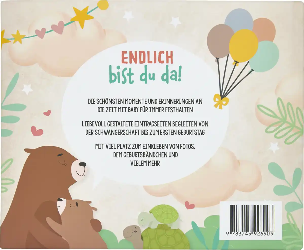 Bild 2 von EMF Eintragealbum Willkommen mein kleines Wunder