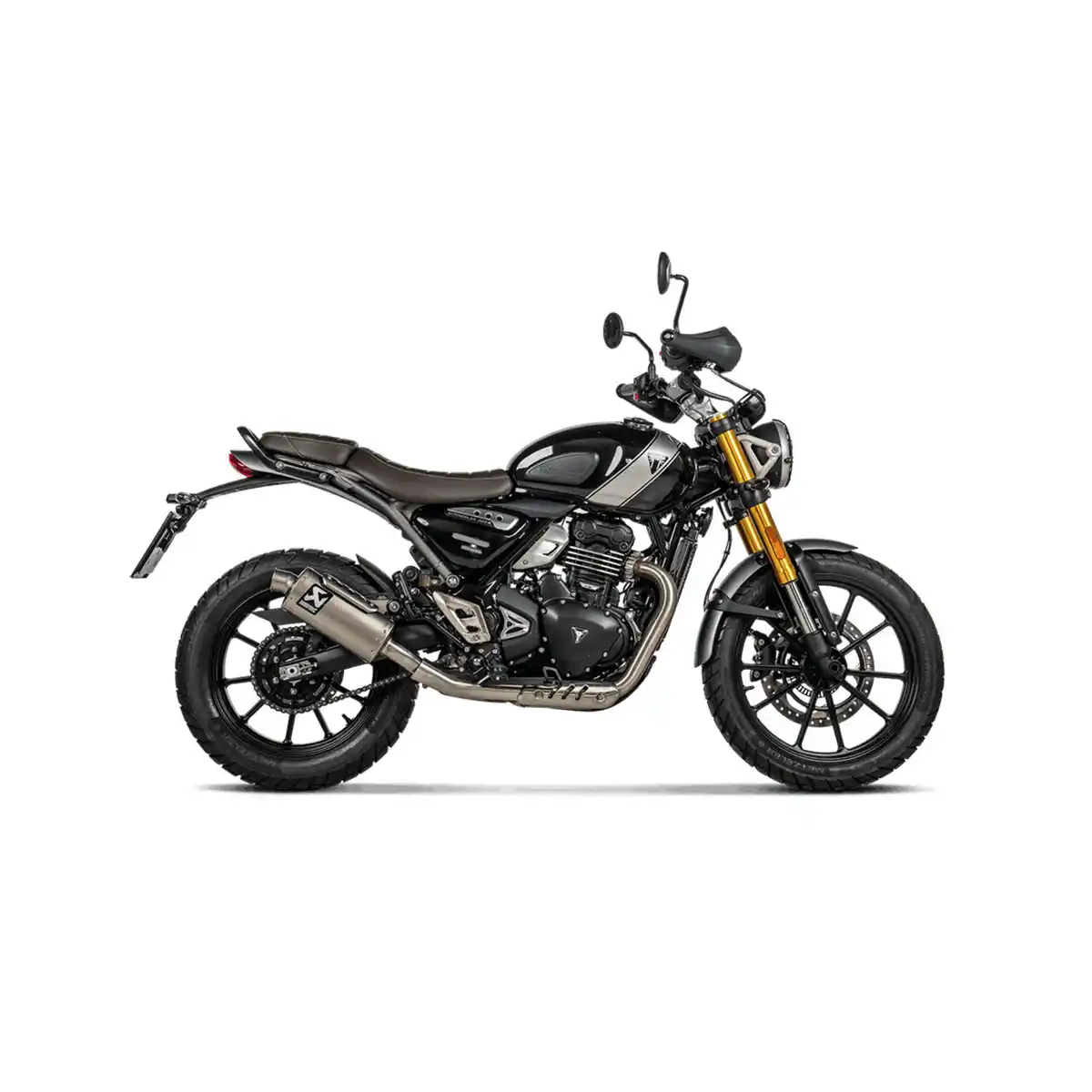 Bild 2 von Akrapovic Auspuff Slip-On Titan für Triumph Speed/Scrambler 400