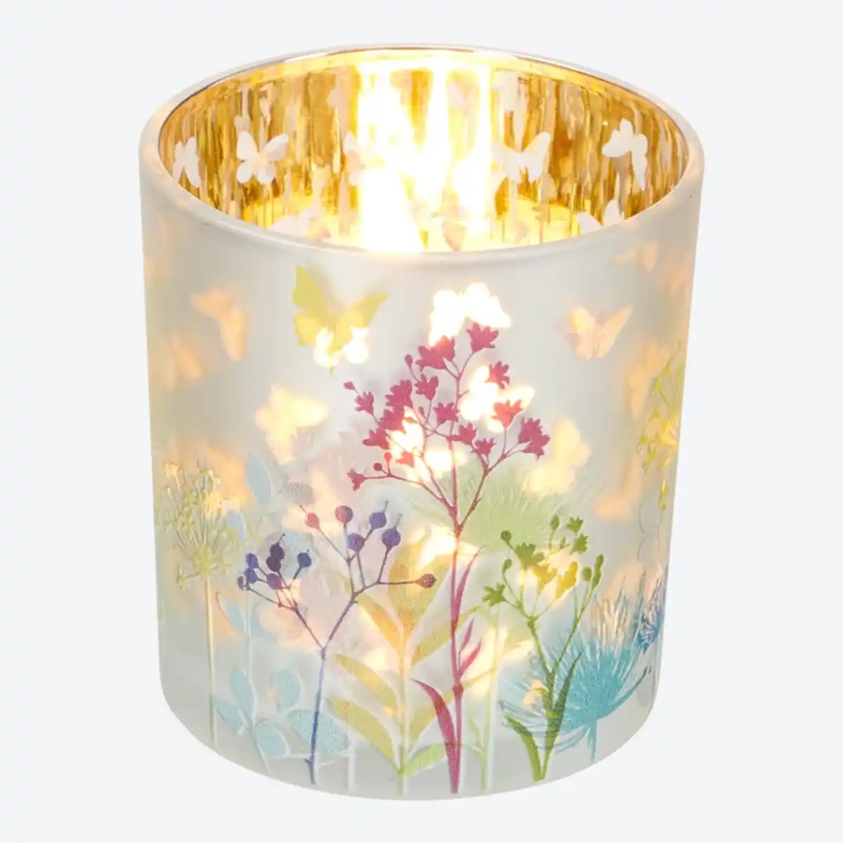 Bild 2 von Teelichthalter mit Schmetterlingsmotiv, verschiedene Größen