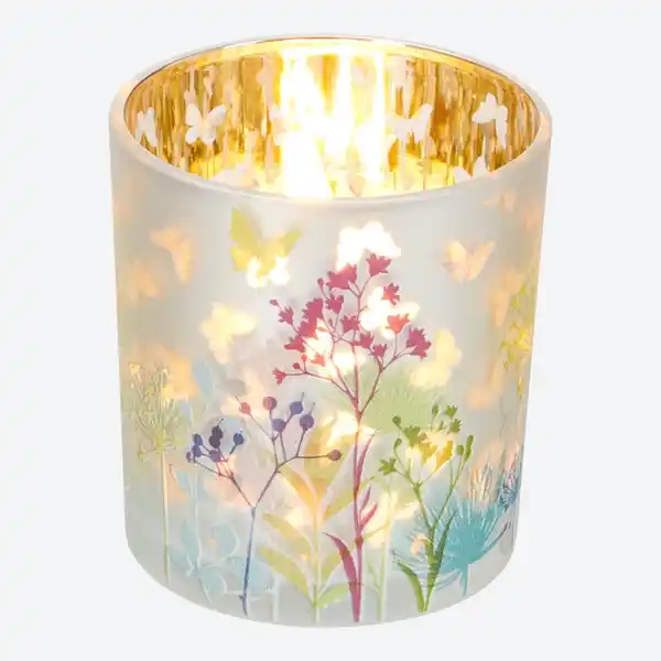 Bild 2 von Teelichthalter mit Schmetterlingsmotiv, verschiedene Größen