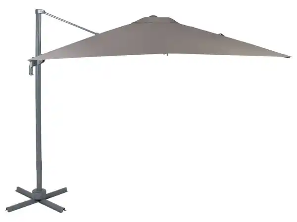 Bild 1 von LIVARNO home Alu-Ampelschirm, quadratisch, 2,5 x 2,5m, anthrazit/grau