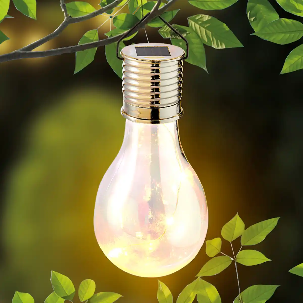 Bild 3 von Solar-Glühbirne mit Holo-Effekt, ca. 8x15cm