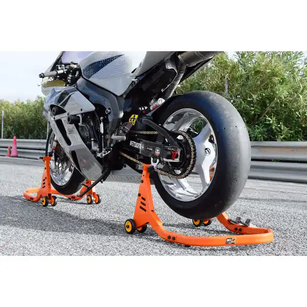 Bild 3 von Hi-Q Tools Montageständer IV hinten orange mit Winkel+Racingaufnahmen