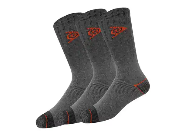 Bild 2 von DUNLOP Herren Arbeitssocken, 3 Paar, verstärkte Ferse und Spitze