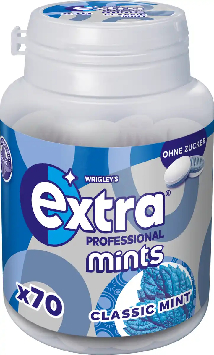 Bild 1 von Wrigley`s Mints Classic, zuckerfrei & erfrischend, 77 g