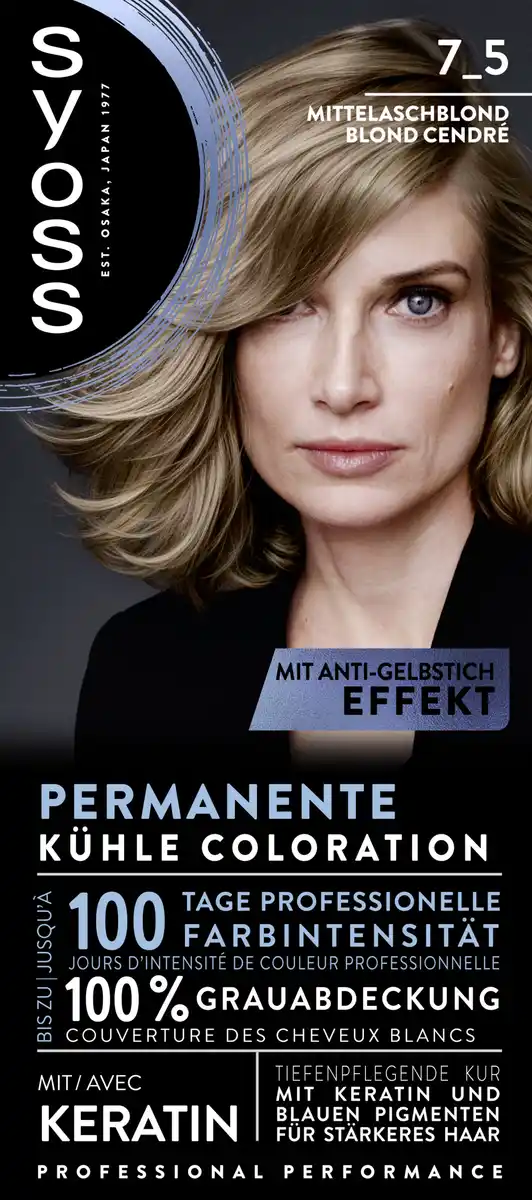 Bild 1 von Syoss Coloration 7_5 Mittelaschblond