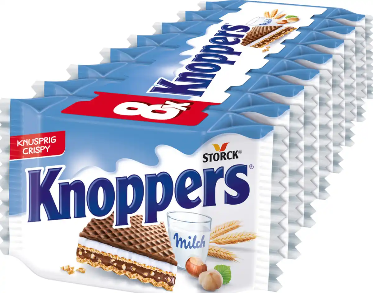 Bild 1 von Storck Knoppers Waffelschnitte 8er Pack, 200 g
