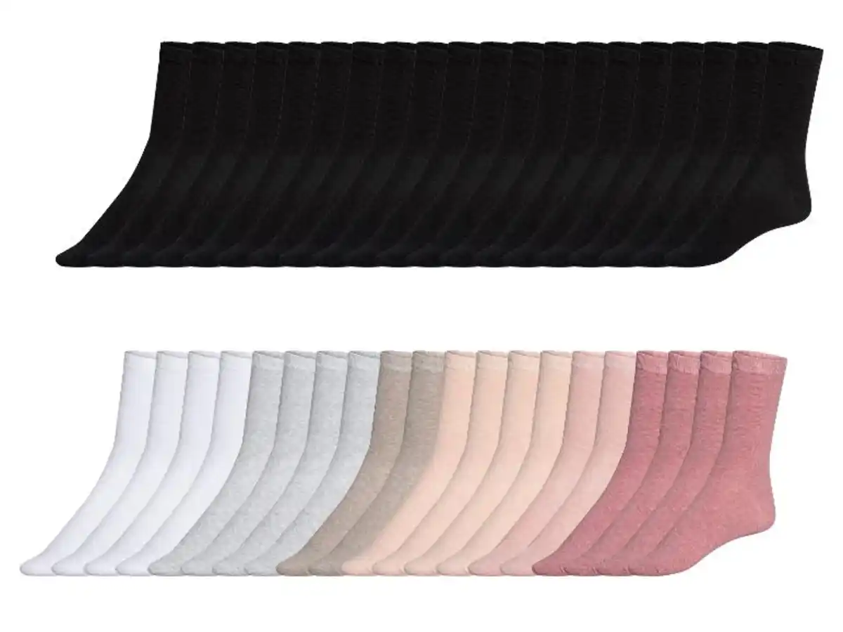 Bild 1 von esmara® Damen Socken, 20 Paar, hoher Baumwollanteil