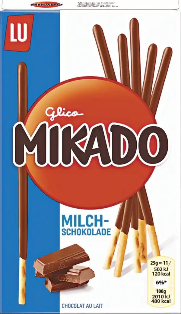 Bild 1 von Glico Mikado Milchschokolade, 75 g