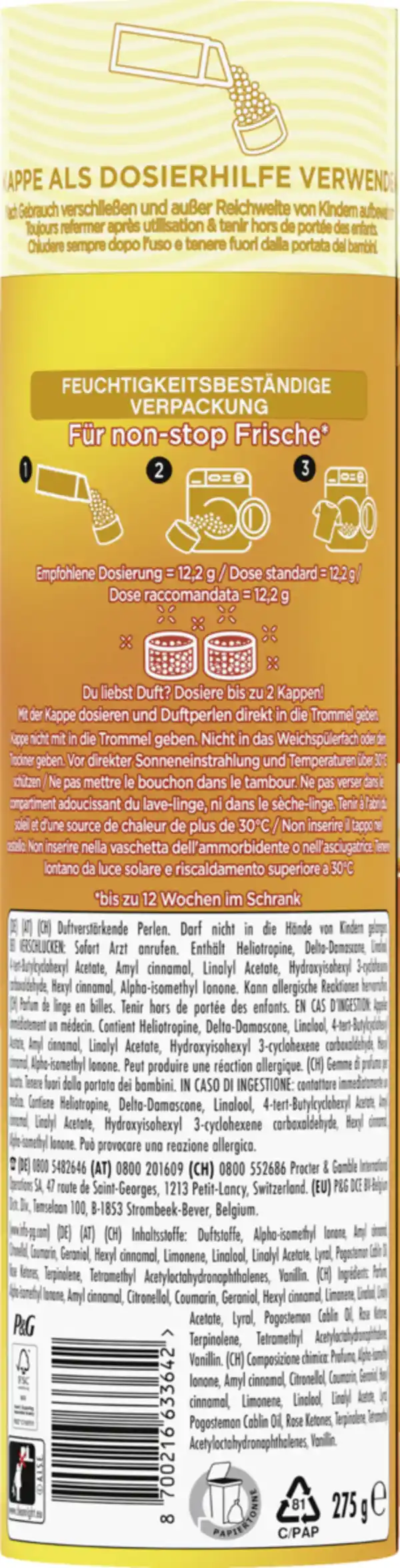 Bild 3 von Lenor Wäscheparfüm Goldene Orchidee, 275 g