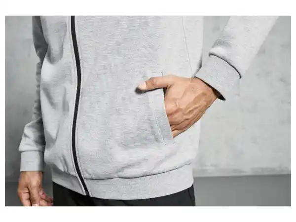 Bild 4 von CRIVIT Herren Sweatjacke, mit Baumwolle