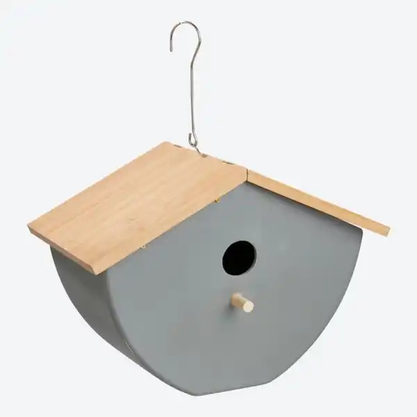 Bild 2 von Vogelhaus mit Metallbügel, ca. 25x16x19,5cm