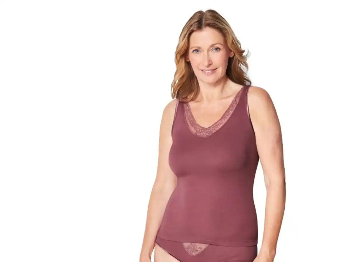 Bild 3 von esmara® Damen Achselhemd in anschmiegsamer Feinripp-Qualität