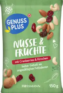 GENUSS PLUS Nüsse & Früchte, 150 g