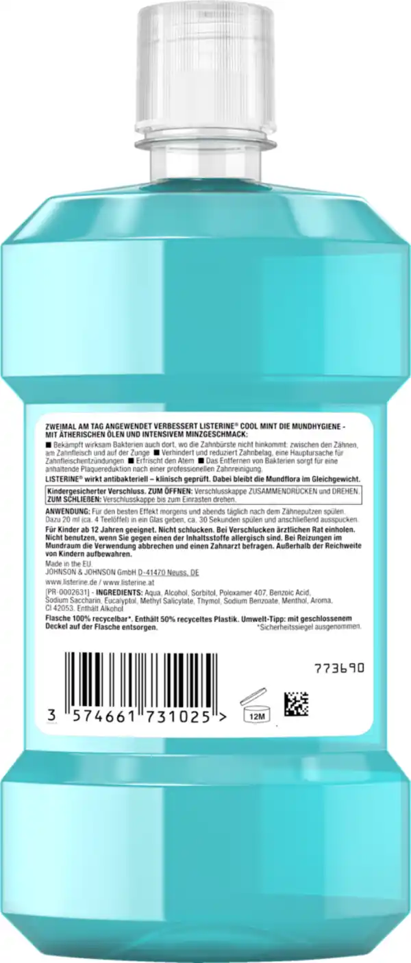 Bild 4 von Listerine Mundspülung Cool Mint, 500 ml