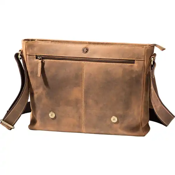 Bild 2 von Spirit Motors Vintage Leder Umhängetasche Big 8 Liter braun